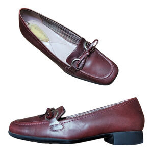 Vintage Liz Claiborne Jericho Leather Horsebit Flats Women 7 Heritage Classic